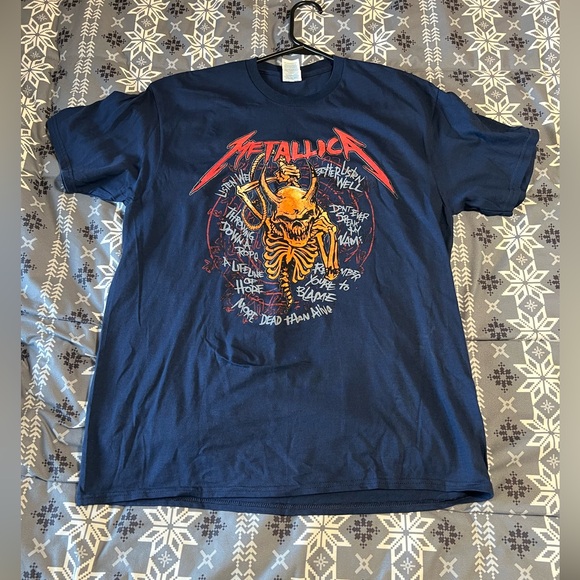 Metallica, Delta Dark Blue Graphic Tee - Picture 1 of 4